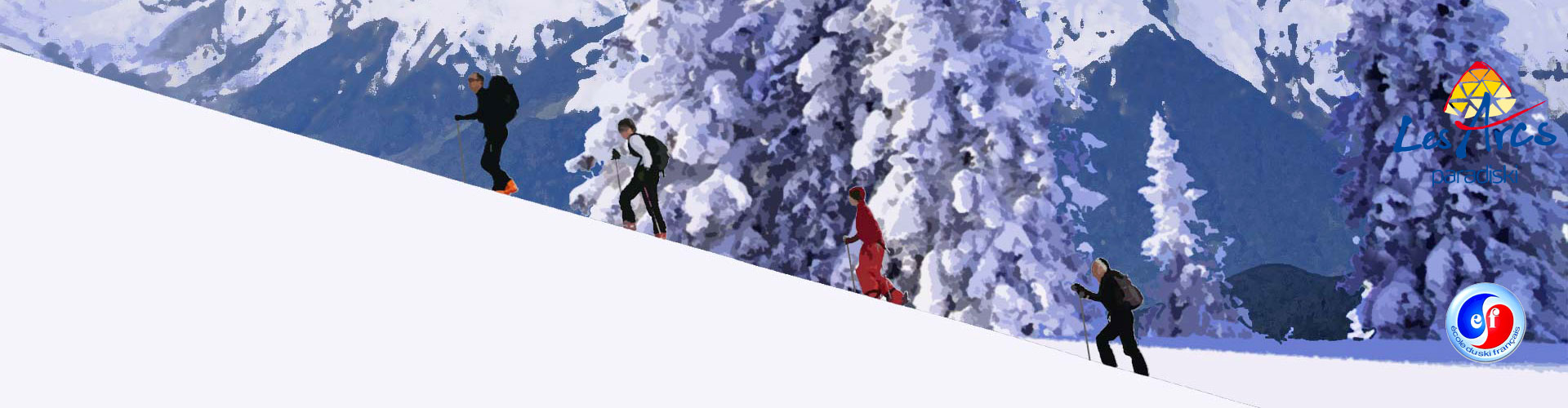 Ski de randonnée Les Arcs 2000, 1950, 1800 et 1600