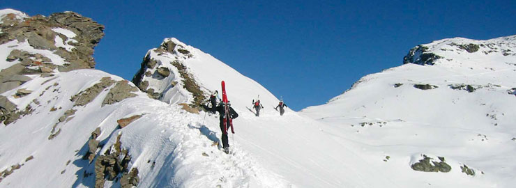 Ski hors piste Arc 1950