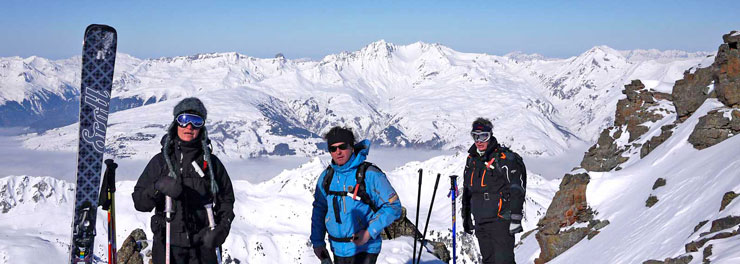 Ski hors piste Les Arcs