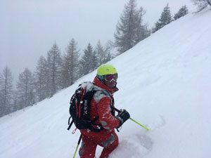 Fabrice Bernier moniteur de ski sur Les Arcs