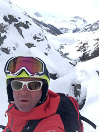 Ski hors piste sur Arc 2000