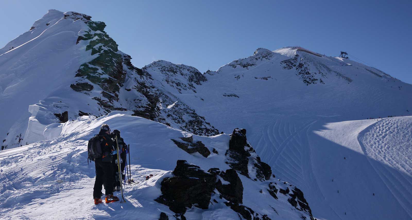 Petite pause pour apprécier le paysage