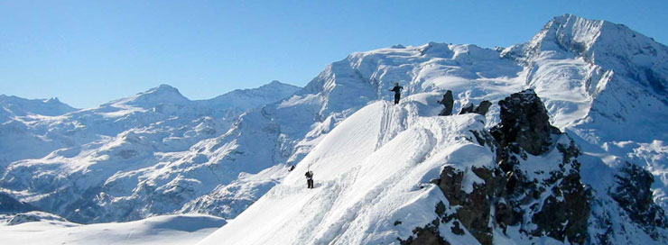 Rando à ski proche des Arcs