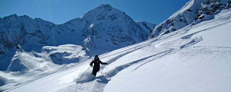 Ski interstation au départ des Arcs